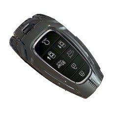 현대 신형 스마트키 케이스 메탈 소나타 더뉴그랜저 투싼NX4 더뉴싼타페 스타리아 악세사리 전용, 녹턴 그레이, H-06