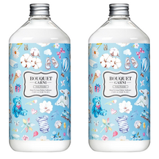 BOUQUET GARNI 深層衣物香氛柔軟精 嬰兒爽身粉香, 1L, 2瓶