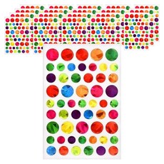 Khohimo 彩色圓形貼紙 54入套組 5W0487, 20套, 混色