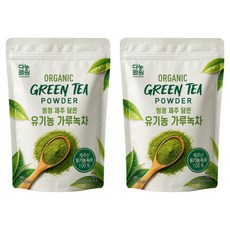 다농원 제주 담은 유기농 가루녹차, 200g, 1개입, 2개
