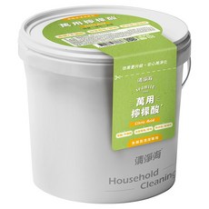 清淨海 萬用檸檬酸 350g 有效清潔油污、水垢、皂垢, 1個