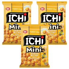 龜田製菓 Ichi迷你蜂蜜米果, 3包, 120g