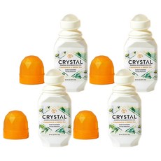 水晶身體除臭滾珠型洋甘菊綠茶, 66ml, 4個