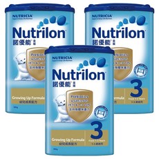 Nutrilon 諾優能 金版幼兒成長配方 3號 1~3歲, 900g, 3罐