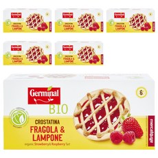 Germinal 유기농 라즈베리 앤 스트로베리 타르트, 270g, 6개