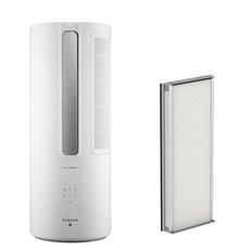 파세코 17.2㎡(5.2평형) 싱글인버터 창문형 에어컨 방문설치, PWA-3200WN (실버), 기본+모헤어 추가키트98cm