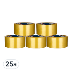 BUKWANG KOREA CHEMICALS 中型封箱膠帶 48mmx 100m, 透明, 25個