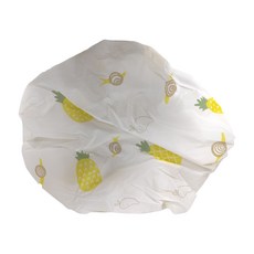 E.dot 半罩式可愛印花電風扇防塵罩 PEVA材質, 45 x 45cm, 鳳梨