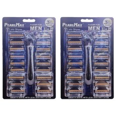 Blue Bucket 5 速觸摸一次性剃須刀刀身 + 備用刀片 20 片裝, 1組, 2組