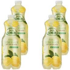 돈시몬 착즙 레몬에이드, 4개, 1.5L
