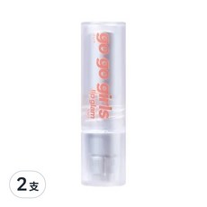 4U2 奶霜水潤光唇膏 全新色調, 04 go go girls, 3g, 2支