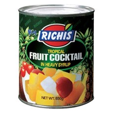 리치스 트로피칼 후르츠 칵테일 원터치, 850g, 1개 850g, 1개
