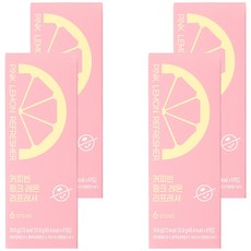 The Coffee Bean 粉紅檸檬冰沁茶 12.8g, 76.8克, 6入, 4個