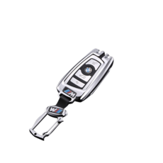 BMW 全金屬鑰匙殼鑰匙圈 新型, 銀色, BMW F-body 型
