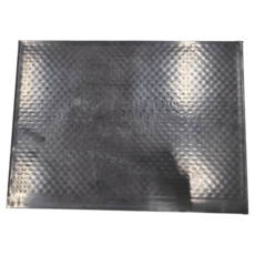 POST GEnERAL 多功能止滑瀝水墊 橡膠材質, 350 x 260 x 8mm, 玄黑色, 1個