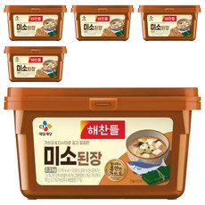 해찬들 미소된장, 2.3kg, 5개