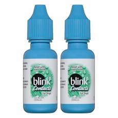 blink 冰藍 高水份隱形眼鏡濕潤液, 10ml, 2瓶