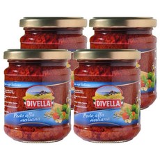 DIVELLA 德威樂 西西里青醬, 190g, 4個