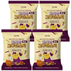 비단식당 바삭한 믹스 고구마 스틱, 80g, 4개