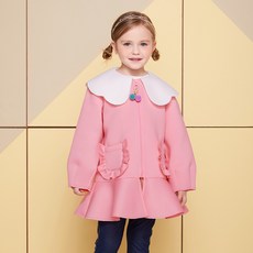 WALTON kids 女童 Pom Pom 氯丁橡膠拉鍊