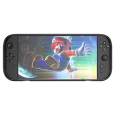 HOHOO 任天堂 Switch 2 透明保護殼 霧面握把 全包覆式 Clip-fit, 黑色, 1個, 單一商品