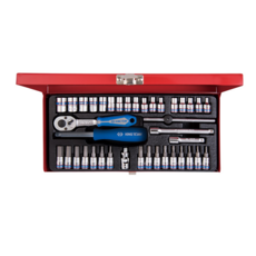 KING TONY 金統立 DR.套筒扳手組 39件式 1/4" drive socket set, 1組