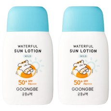 GOONGBE 宫中秘策 溫和水潤防曬乳液 SPF50+ PA++++, 2罐, 80g