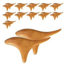 Holipick 香木指壓棒按摩器 20 x 18 x 10 cm, 12個, 棕色