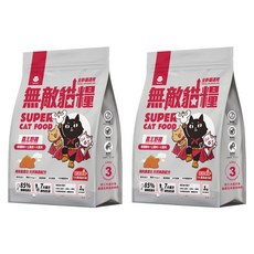 ParkCat 貓樂園 全齡貓 無穀天然高蛋白無敵貓糧, 霸王野雞, 1kg, 2袋