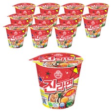오뚜기 진라면 매운맛 컵 65g, 12개