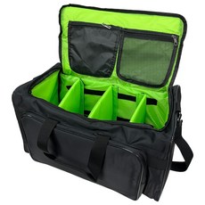 HnEx 多功能多合一隔層足球健身運動包, 1個, 黑色 + 螢光綠