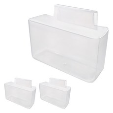 피키픽스 틈새공간 걸이형 미니 수납함, 반투명, 3개