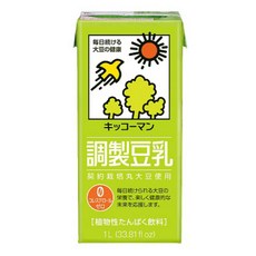 KIKKOMAN 龜甲萬 調製豆乳 植物性蛋白飲料, 1000ml, 1瓶