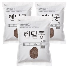 바른곡물 렌틸콩, 2kg, 3개