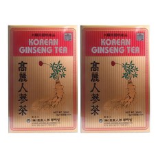 高麗人蔘茶沖泡粉, 3g, 100包, 2盒