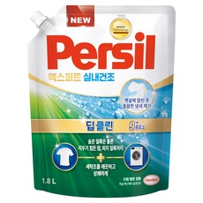 퍼실 엑스퍼트 실내건조 겸용 액상세제 리필, 1.8L, 1개