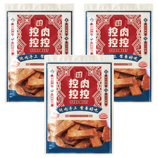 控肉控控 寵物肉乾 牛肉厚片 純手工製作 MIT 美味營養 安全衛生, 80g, 3包