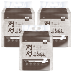 정성 남녀공용 매직패드 일자형 속기저귀 패드형, 30매입, 3개, FREE(onesize)