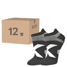 9010 GAME 速乾消臭足弓襪12雙, 長效抗菌纖維, 透氣網狀編織, 顏色隨機, L(24~28cm)