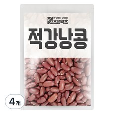 조은약초 홍강낭콩 적강낭콩, 1kg, 4개