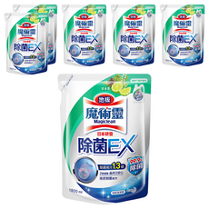 Kao 花王 Magiclean 魔術靈 台灣公司貨 地板除菌EX 補充包 草本香, 1.8L, 6包
