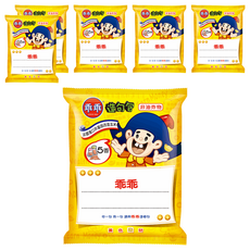 乖乖 玉米脆條 五香口味 台灣經典懷舊零食 酥脆口感 一口接一口, 40g, 6包