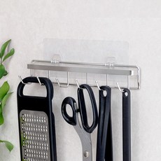 蜘蛛鎖智能粘合劑烹飪工具掛架 6, 銀色, 1個