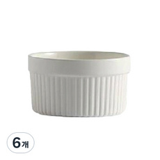 세븐키친 소프트 램킨볼 M, 화이트, 6개