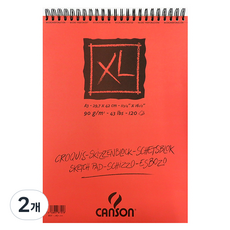 CANSON XL 線圈素描本, A3, 120張, 2個