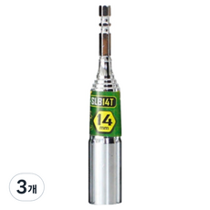ZEST 長套筒起子頭 階梯式扭力 套筒頭一體式 14mm Z-SLB14T, 3個