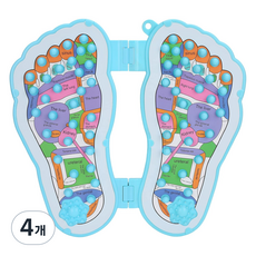 비투윈 발 지압매트, 영문, 4개