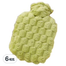 포켓마스터 냉온 찜질팩 2L + 파우치 애플그린 세트, 6세트