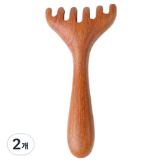 Kelbon 木質頭皮足部眼部按摩器 類型1, 2個, 混合色