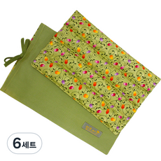 그린라이프 허브 다용도 찜질팩 대 카키 본품 + 커버 세트, 6세트
